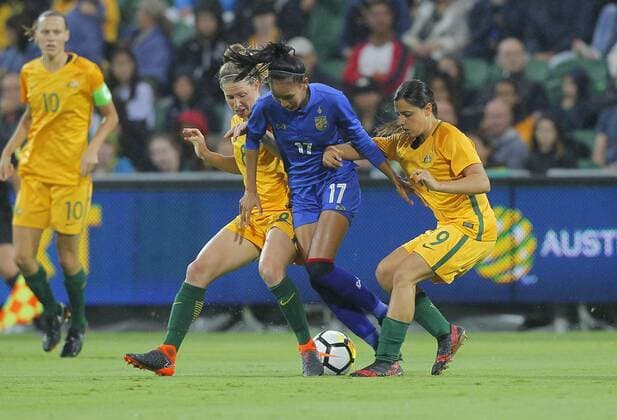 Football, Women, Australia - Thailand
