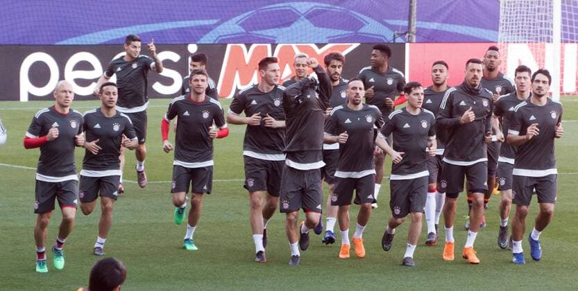 Football, CL, Bayern Munich Final Training