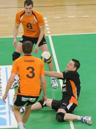 Volleyball, DVV Cup, SC Charlottenburg Berlin - VfB Friedrichshafen 1:3