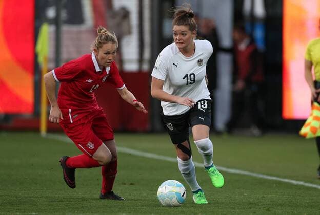 Football, Women, World Cup Qualifier, Austria - Serbia