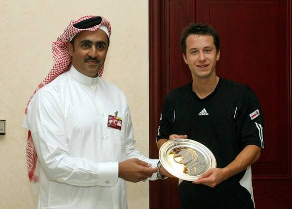 Tennis, ATP Tour in Doha, Philipp Kohlschreiber and David Skoch win in doubles