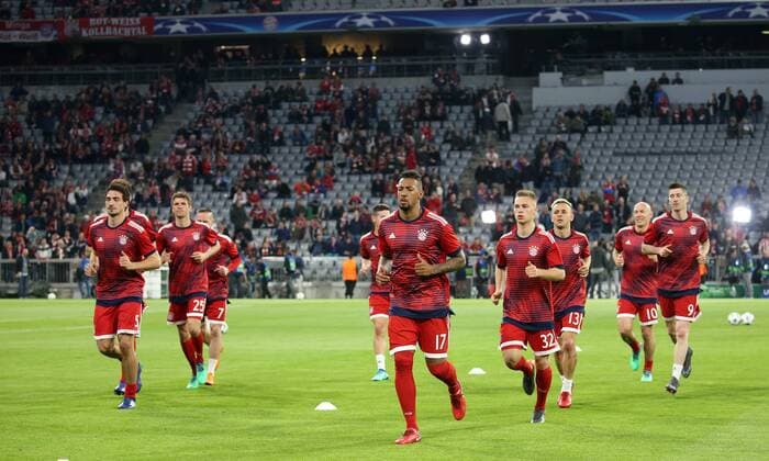 Football, CL, Bayern Munich - Sevilla FC, before the match