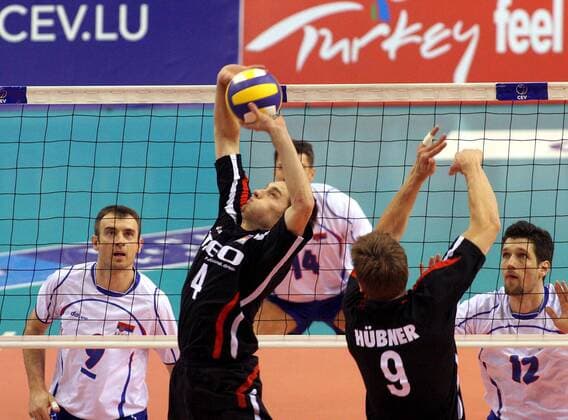 Volleyball, Olympic Qualification, Germany - Serbia 3:2
