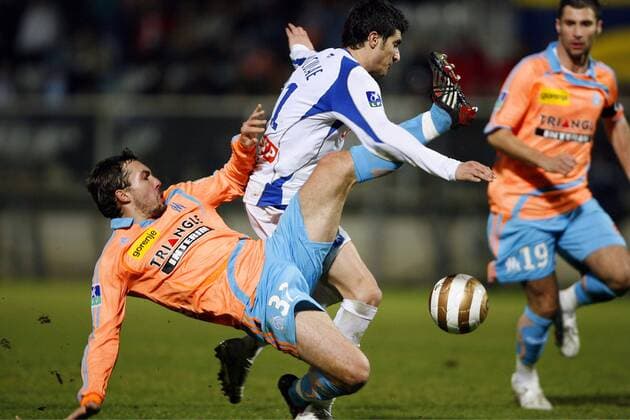 Football, France, Coupe de la Ligue, AJ Auxerre - Olympique Marseille