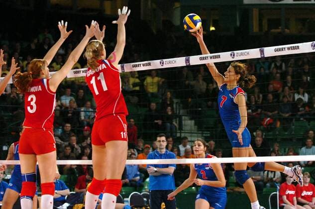 Volleyball, Olympic Qualification, Women, Russia - Serbia