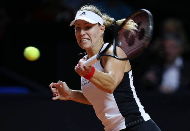 Tennis, Fed Cup, Germany - Czech Republic in Stuttgart, Kerber - Kvitova
