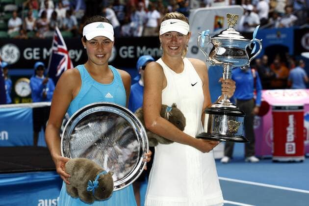 Tennis, Maria Sharapova is the winner of the 2008 Australian Open