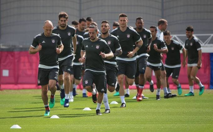 Football, CL, Bayern Munich Final Training