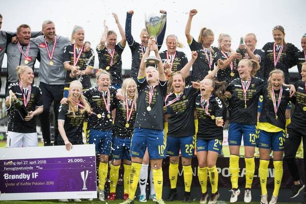 Football, Women, Kolding FC are Danish Cup Winners