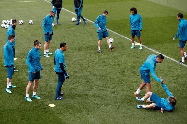 Football, CL, Real Madrid Training