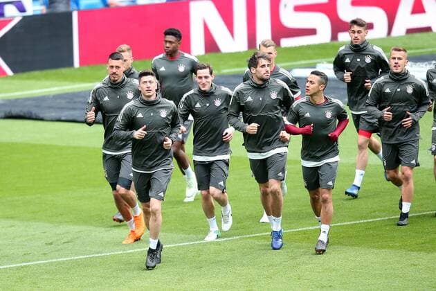 Football, CL, Bayern Munich Training
