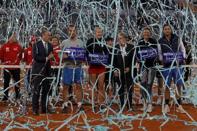 Tennis, Manolo Santana Charity at the Madrid Open