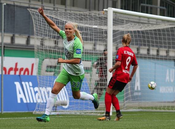 Football, Women, VfL Wolfsburg - SC Freiburg