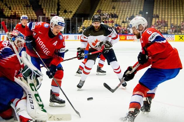 Ice Hockey World Championship, Norway - Canada