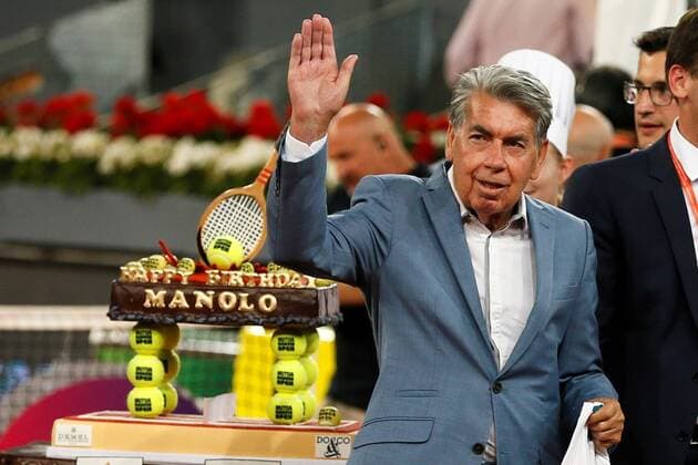 Tennis, Manuel - Manolo - Santana died