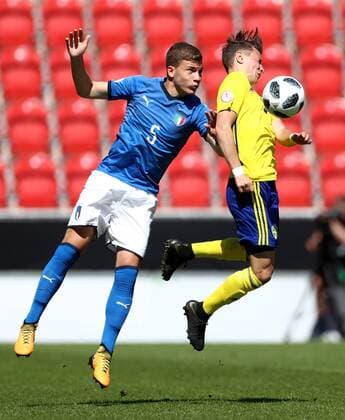 Football, U17 European Championship, Italy - Sweden