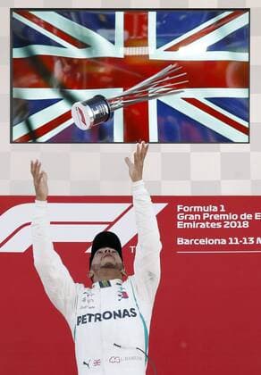 Formula 1, Spanish GP, Winner Lewis Hamilton
