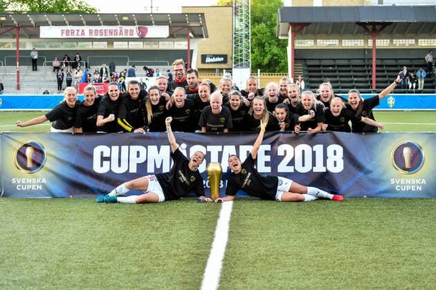 Football, Women, FC Rosengard wins Swedish Cup