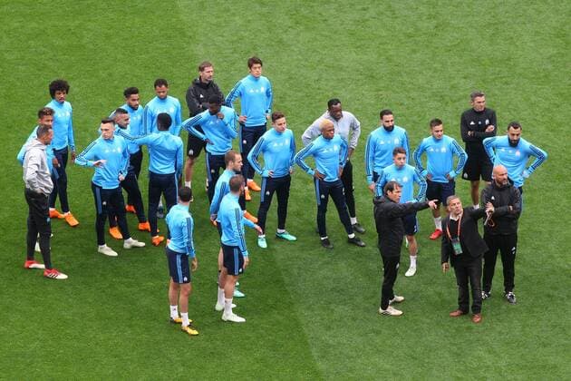 Football, EL, Final, Training Olympique Marseille