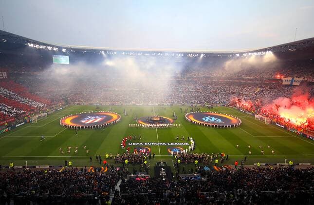 Football, EL, Final, Olympique Marseille - Atletico Madrid