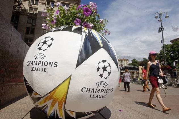 Football, CL Final in Kiev, Impressions from Kiev