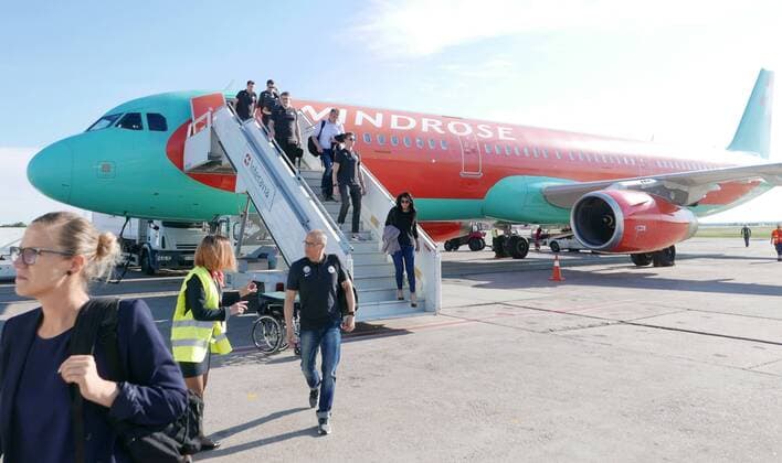 Football, Women, CL Final, Arrival VfL Wolfsburg in Kiev