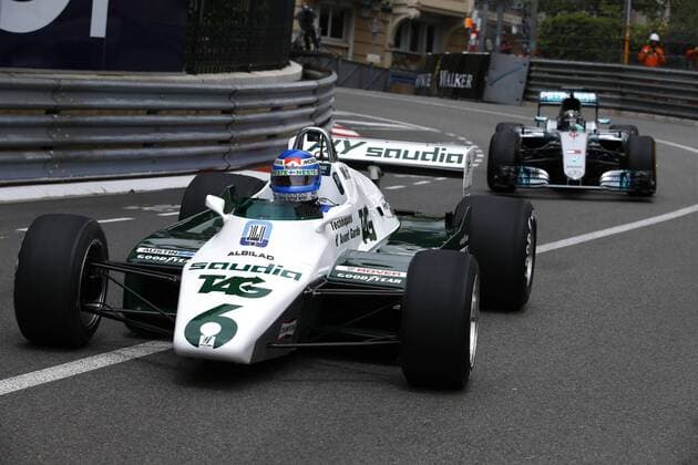 Formula 1, Monaco GP, Keke and Nico Rosberg on track