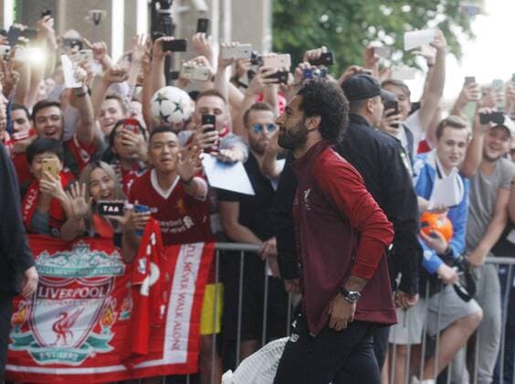 Football, CL Final, Arrival of Liverpool FC in Kiev