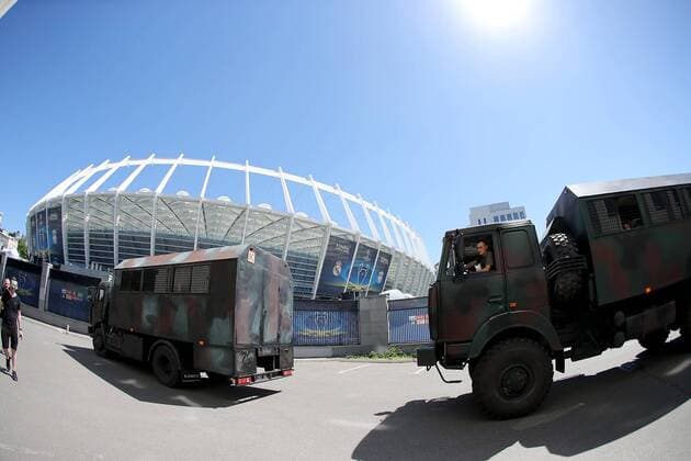 Football, CL Final, Pre-match security arrangements