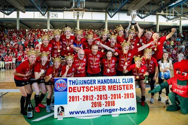 Handball, Women, Thüringer HC is German Champion