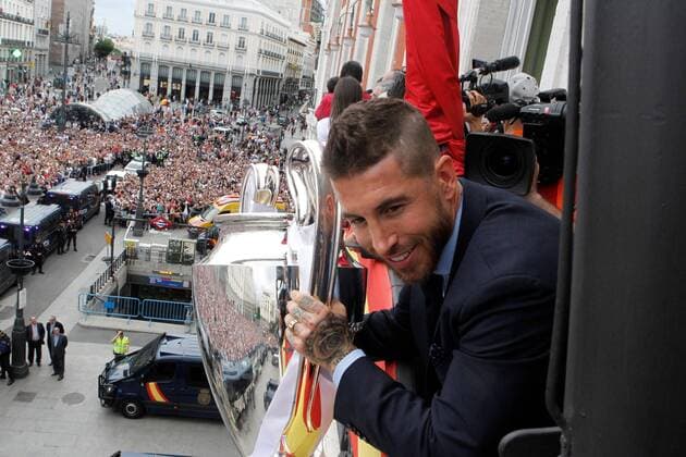 Football, CL winner Real Madrid is celebrated in Madrid
