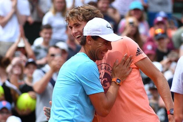 Tennis, Alexander Zverev trains at the Rafael Nadal Academy, archive pictures