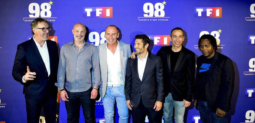 Football, premiere of the film 98 in Paris