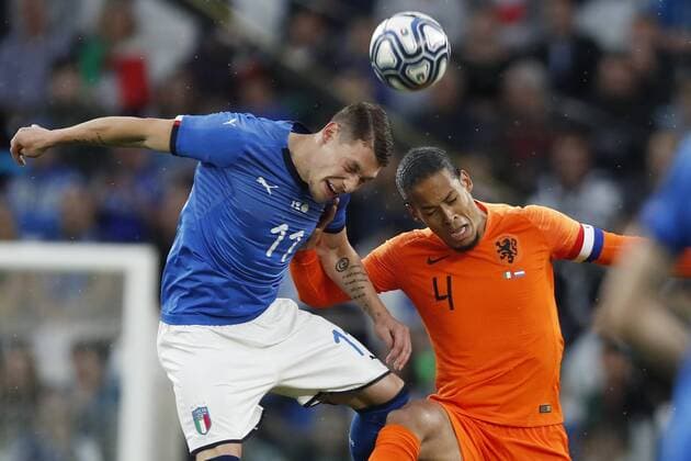 Football, International, Italy - Netherlands