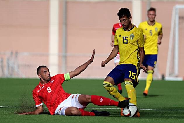 Football, U21 Euro Quali, Malta-Sweden