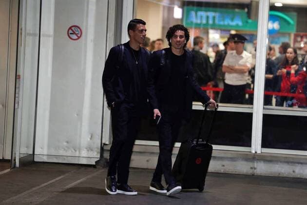 World Cup 2018, Arrival National Team Mexico