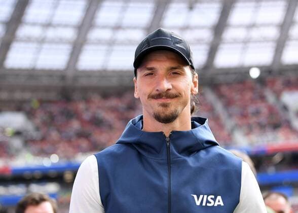 World Cup 2018, Germany - Mexico, Zlatan Ibrahimovic as guest in the stadium