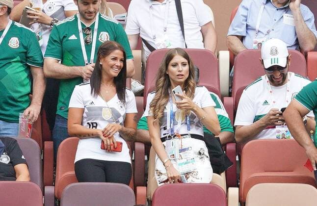 FIFA World Cup 2018, Germany - Mexico, women players in the stands