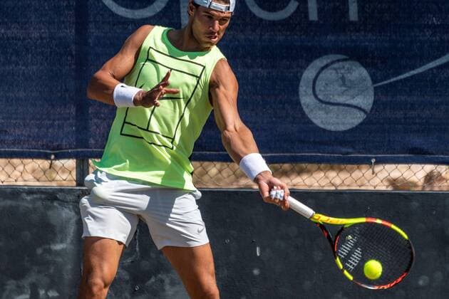 Tennis, Training Rafael Nadal
