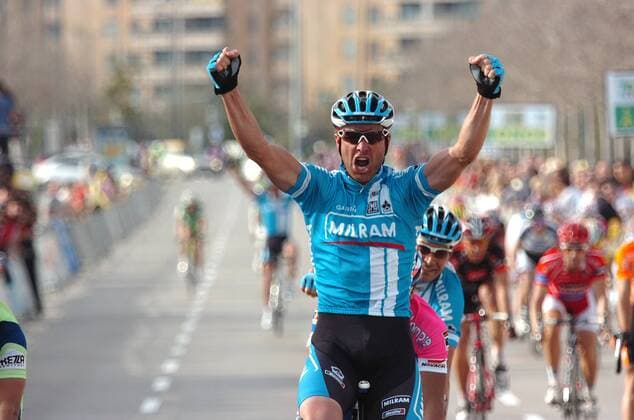 Cycling, Alessandro Petacchi wins the 5th stage of the Tour of Valencia