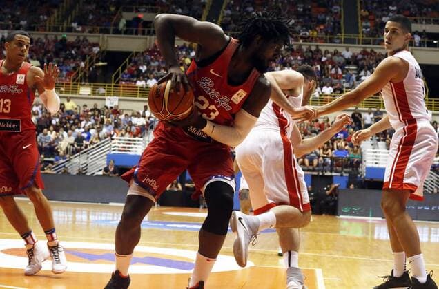 Basketball, World Cup Qualifier, Puerto Rico - Mexico