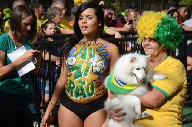 World Cup 2018, Brazil - Mexico, Public Viewing in Brazil