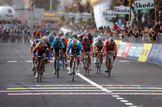Cycling, Tirreno Adriatico, Oscar Freire wins 1st stage