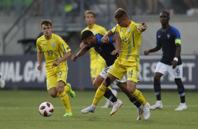 Football, U19 European Championship, France - Ukraine