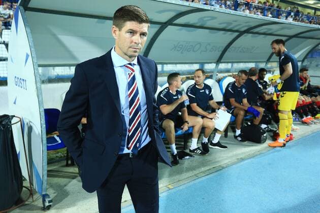 Football, EL Qualification, NK Osijek - Glasgow Rangers