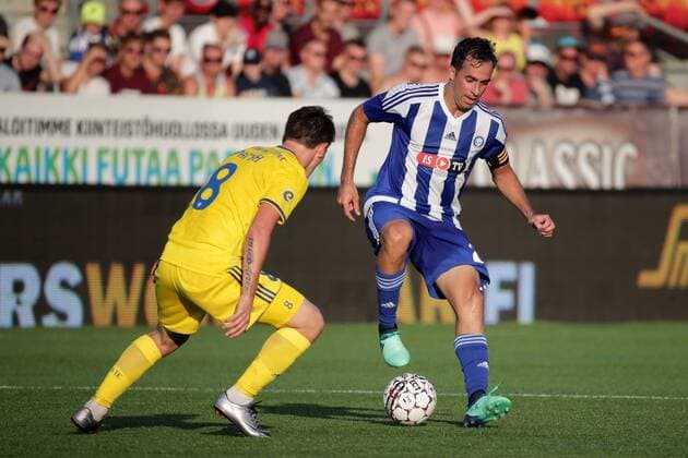 Football, CL Qualification, HJK Helsinki - BATE Baryssau