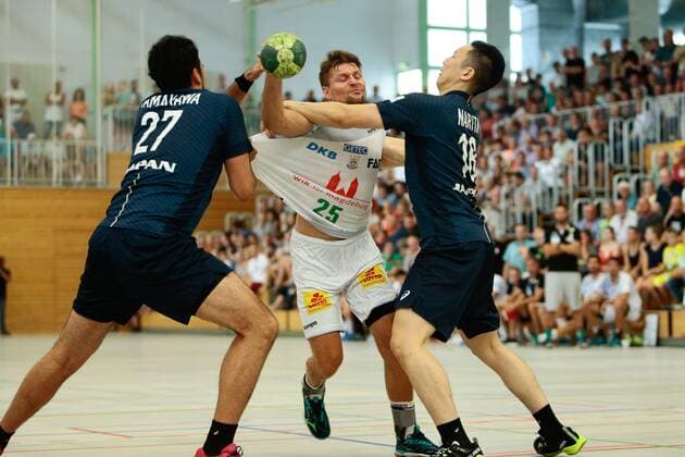 Handball, Test Match, SC Magdeburg - National Team Japan
