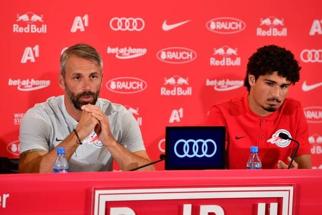 Football, CL Qualification, Red Bull Salzburg, Press conference