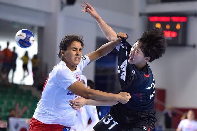 Handball, Women, U18 World Cup, South Korea - Tunisia