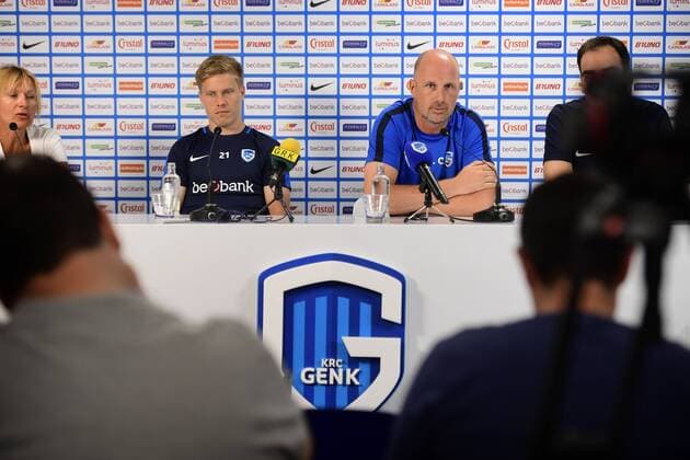 Football, EL Qualification, KRC Genk Press Conference